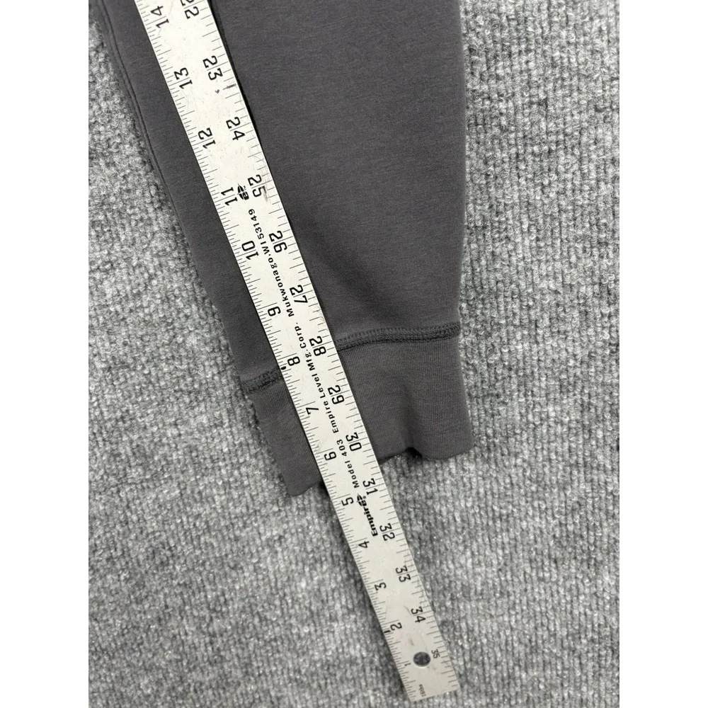 ALO Yoga Pants Urban Moto Joggers Women's Medium Gray Zipper Pockets Drawstring